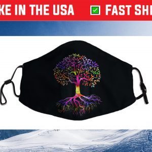 Colorful Tree Of Life, Gifts Birthday Cloth Face Mask