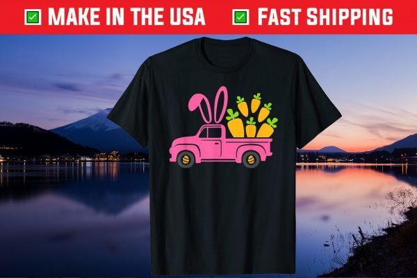 Cutes Truck Costume Rabbit Easter Bunny Carrot Easter Day Unisex T-Shirt