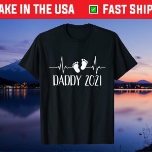 Daddy 2021 heartbeat Gift T-Shirt