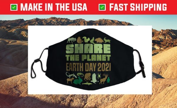 Earth Day 2021 Cloth Face Mask