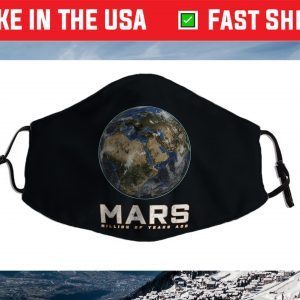 Earth Day 2021 Occupy Planet Mars Science Astronomy Funny Face Mask