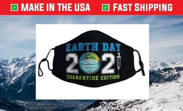 Earth Day Save The Planet Environmental Cloth Face Mask