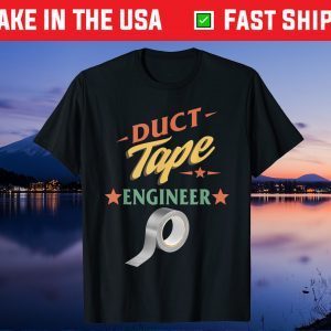 Engineering Duct Tape Engineer Dad Cute Fathers Day Mothers Classic T-Shirt