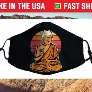 Enlightened Trump Buddha Retro Vintage Us 2021 Face Mask