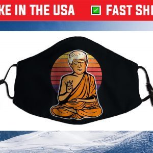 Enlightened Trump Buddha Retro Vintage Us 2021 Face Mask