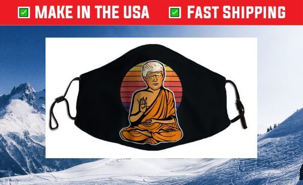 Enlightened Trump Buddha Retro Vintage Us 2021 Face Mask