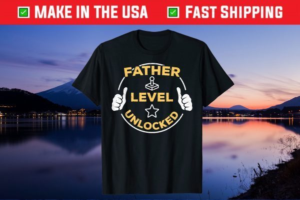 Father Level Unlocked Soon To Be Father Gift T-Shirt