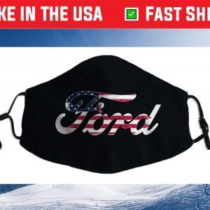 Ford Script American Flag Logo Us 2021 Face Mask