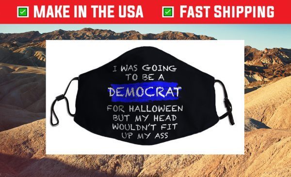 Funny Anti-Liberal Adult Halloween Costume Filter Face Mask