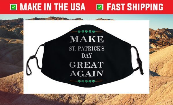 GETSOME GRAPHIX Saint Patricks Day Us 2021 Face Mask