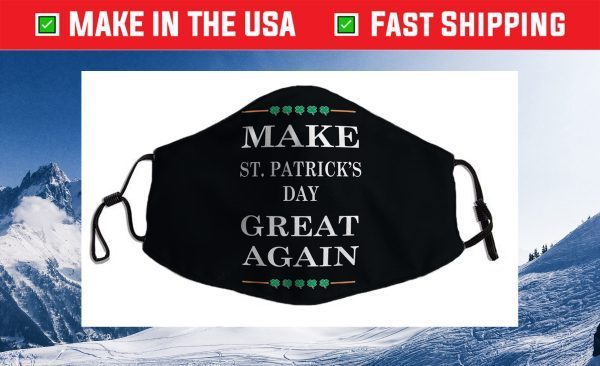 GETSOME GRAPHIX Saint Patricks Day Us 2021 Face Mask