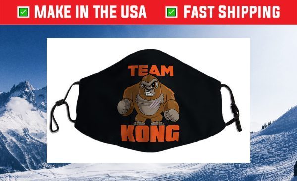 Godzilla vs Kong - Official Team Kong Cute - Us 2021 Face Mask