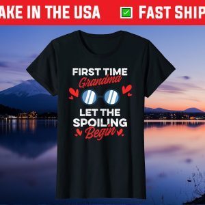 Grandma First Time Grandma 1st Time Grandma Let The Spoiling Us 2021 T-Shirt