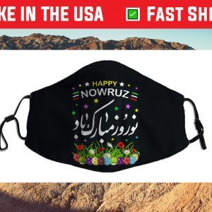 Happy Nowruz - Mubarak Kurdistan & Iran & Pakistan New Year Cloth Face Mask