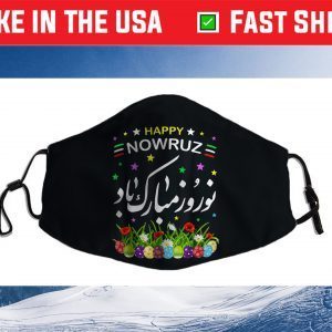 Happy Nowruz - Mubarak Kurdistan & Iran & Pakistan New Year Cloth Face Mask