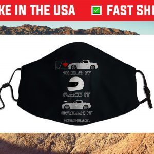 JDM Race Car Enthusiast Track Humor Cloth Face Mask