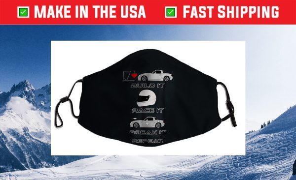 JDM Race Car Enthusiast Track Humor Cloth Face Mask