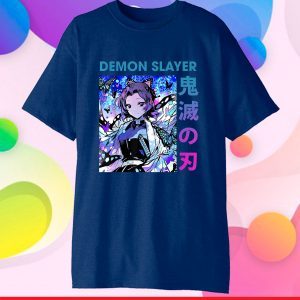 Japanese Manga Fantasy Demon Anime Slayer Character Shinobu Classic T-Shirt