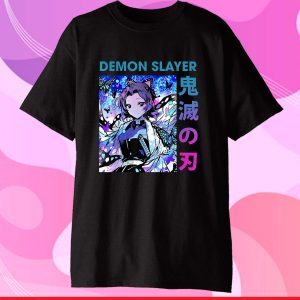 Japanese Manga Fantasy Demon Anime Slayer Character Shinobu Classic T-Shirt