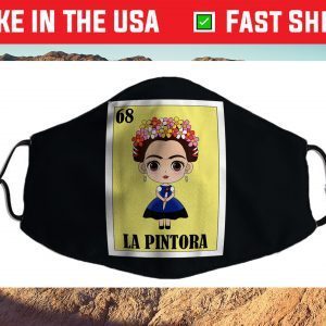 La Pintora Lottery - Mexican Lottery Cloth Face Mask