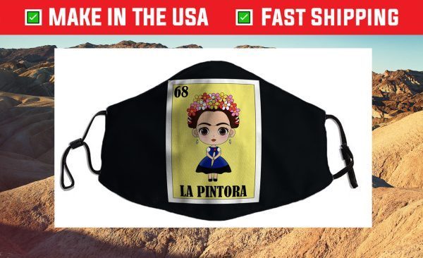 La Pintora Lottery - Mexican Lottery Cloth Face Mask