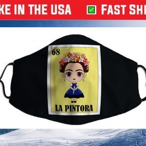 La Pintora Lottery - Mexican Lottery Cloth Face Mask