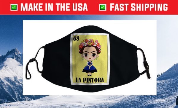 La Pintora Lottery - Mexican Lottery Cloth Face Mask