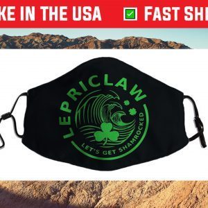 Lepriclaw Get Shamrocked Shamrock St Patrick Day Cloth Face Mask