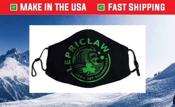 Lepriclaw Get Shamrocked Shamrock St Patrick Day Cloth Face Mask