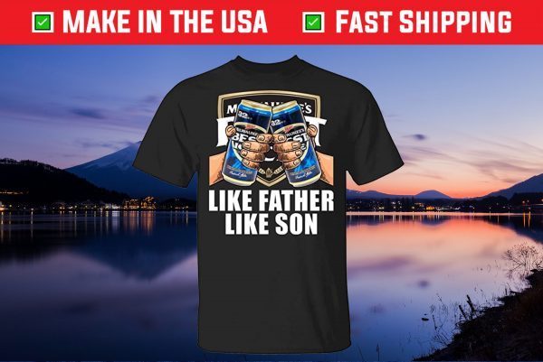 Like Father Like Son Mil's Best Ice Gift T-Shirt