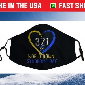 Love World Down Syndrome Awareness Day Love Filter Face Mask