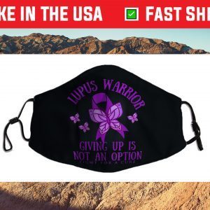 Lupus Warrior Purple Butterfly Us 2021 Face Mask