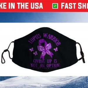 Lupus Warrior Purple Butterfly Us 2021 Face Mask