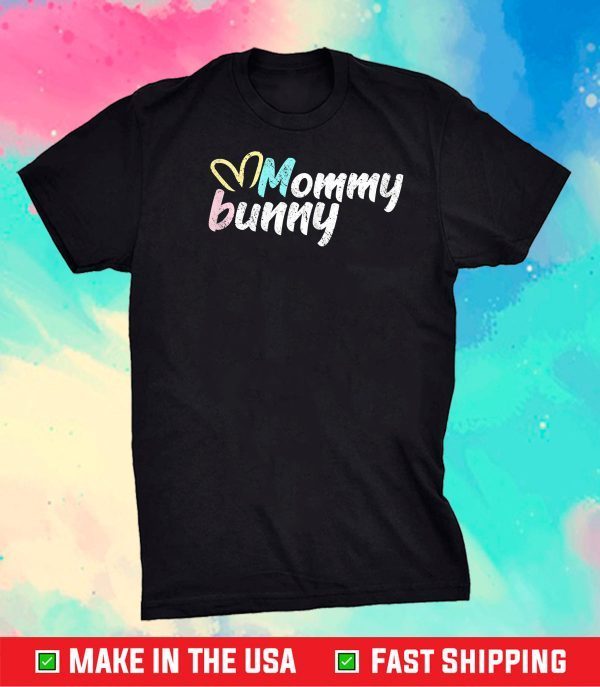 Mommy Bunny Ear Easter Family Matching Mom Mama Mother Gift T-Shirt