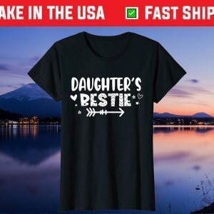 Mothers Day Daughter's Bestie with Arrow and Hearts Classic T-Shirt