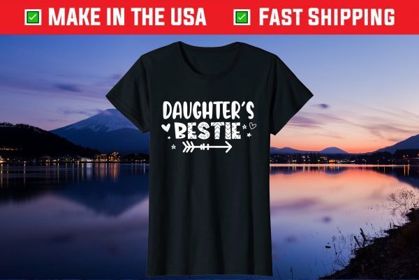 Mothers Day Daughter's Bestie with Arrow and Hearts Classic T-Shirt