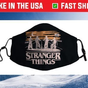 Netflix Stranger Things Night Silhouettes - Sale - Cloth Face Mask