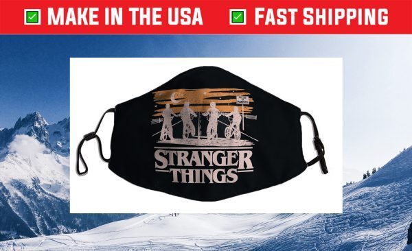 Netflix Stranger Things Night Silhouettes - Sale - Cloth Face Mask