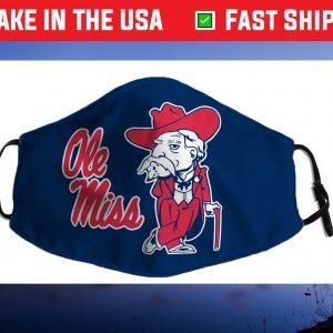 Ole Miss Filter Face Mask