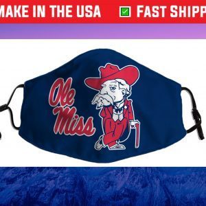 Ole Miss Filter Face Mask