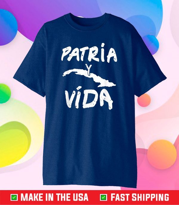 Patria Y Vida Cuba Cuban Freedom Movement Se Acabo Classic T-Shirt