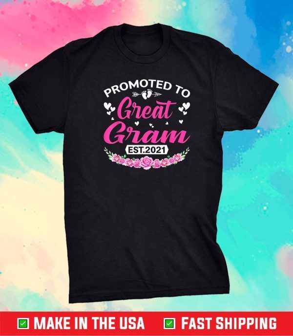 Promoted To Great Gram Est 2021 Unisex T-Shirt