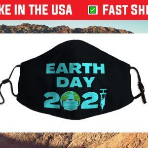 Quarantine Earth Day 2021 Save Our Planet Environmental Cloth Face Mask