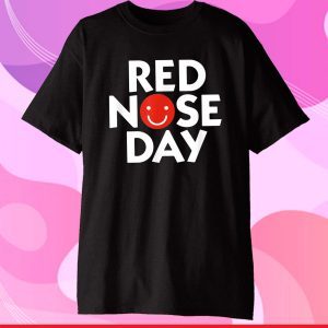 Red Day Smiley Funny Nose Gift T-Shirt