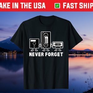 Retro Vintage Never Forget Cassette Tape Gift T-Shirts