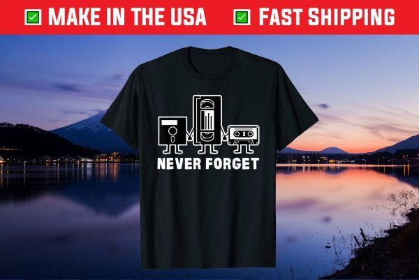 Retro Vintage Never Forget Cassette Tape Gift T-Shirts