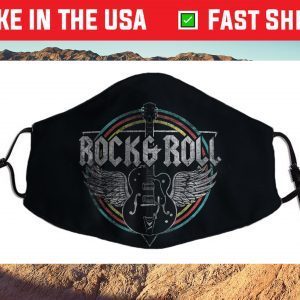 Rock & Roll Guitar Wings Music Cloth Face Mask