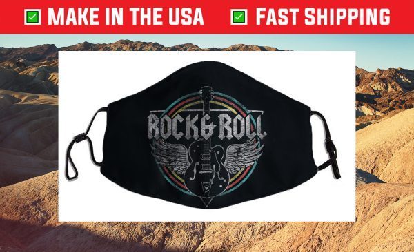 Rock & Roll Guitar Wings Music Cloth Face Mask