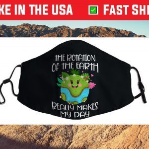 Rotation of the Earth Day 2021 Cloth Face Mask