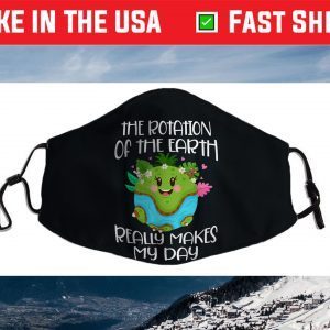 Rotation of the Earth Day 2021 Cloth Face Mask